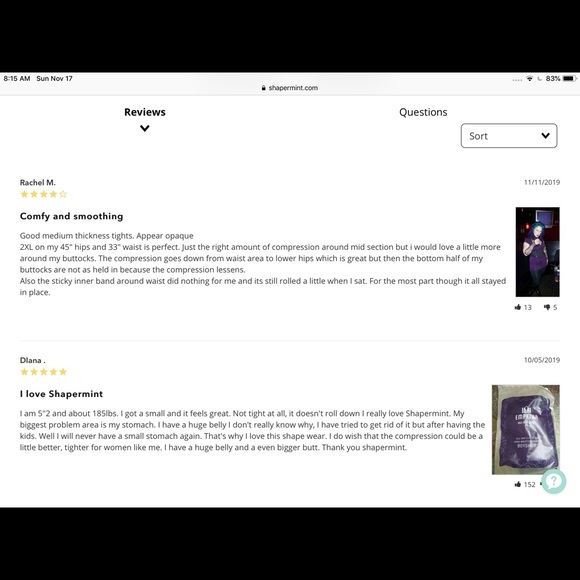 Empetua hi waist body shaping full length legging - Picture 4 of 5